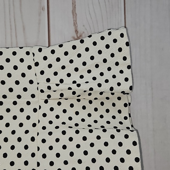 Anthropologie Postmark Off White and Black Polka Dot Blouse - Size Small - Picture 8 of 12